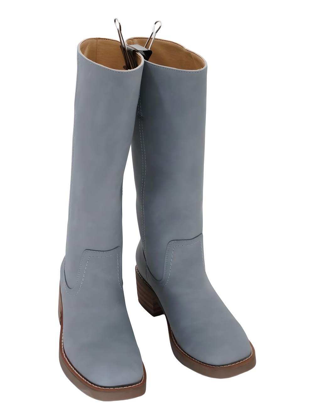 Frye and Co. Womens Miranda Knee High Boots Dusty Blue Size 6.5M
